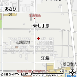 愛知県一宮市明地江端190周辺の地図