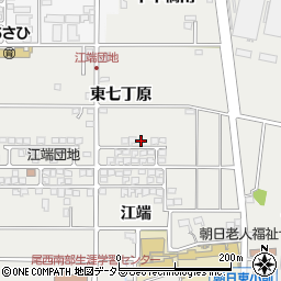 愛知県一宮市明地江端186周辺の地図