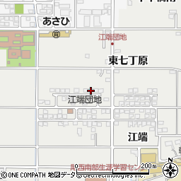 愛知県一宮市明地江端211周辺の地図