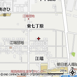 愛知県一宮市明地江端187周辺の地図