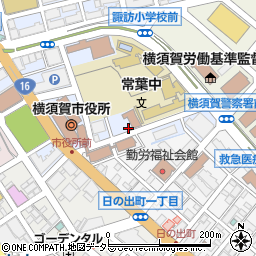 横須賀市立　鶴が丘保育園周辺の地図