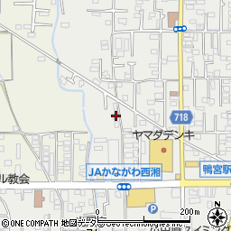 神奈川県小田原市鴨宮613-2周辺の地図