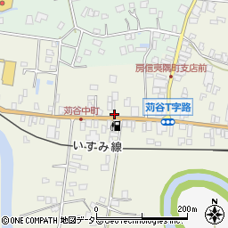 千葉県いすみ市苅谷167周辺の地図