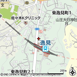 ローソン横須賀逸見店周辺の地図