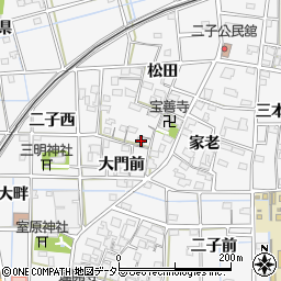 愛知県一宮市萩原町萩原松田2693周辺の地図