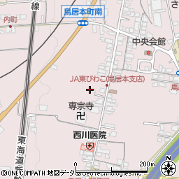 滋賀県彦根市鳥居本町1717周辺の地図