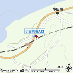 島根県出雲市多伎町小田608周辺の地図