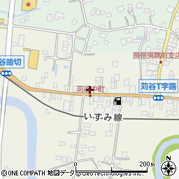 千葉県いすみ市苅谷121周辺の地図