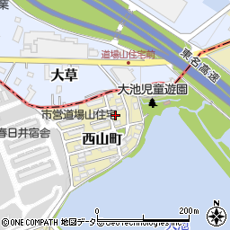 愛知県春日井市西山町1617-10周辺の地図
