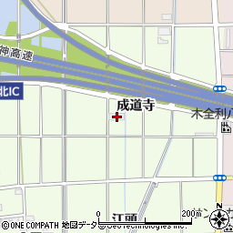 愛知県一宮市大和町北高井七良井周辺の地図