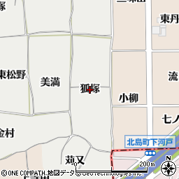 愛知県一宮市丹陽町重吉（狐塚）周辺の地図