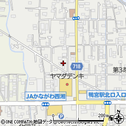 神奈川県小田原市鴨宮601-10周辺の地図