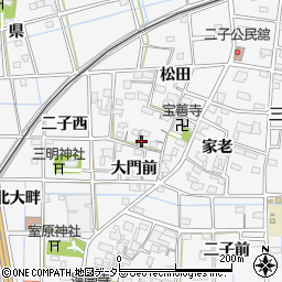 愛知県一宮市萩原町萩原松田2695周辺の地図