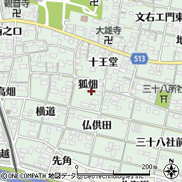 愛知県一宮市大和町妙興寺（狐畑）周辺の地図