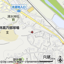 神奈川県小田原市穴部458周辺の地図