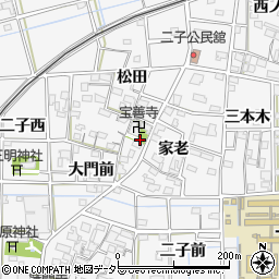 愛知県一宮市萩原町萩原松田2688周辺の地図