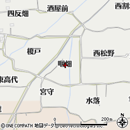 愛知県一宮市丹陽町重吉咽畑周辺の地図