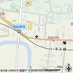 千葉県いすみ市苅谷95周辺の地図