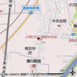 滋賀県彦根市鳥居本町1711周辺の地図