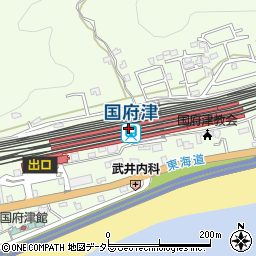国府津駅周辺の地図