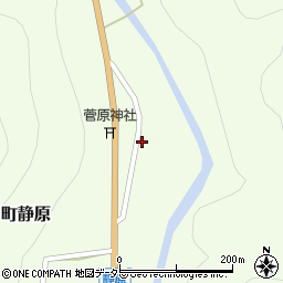 京都府南丹市美山町静原木戸口周辺の地図