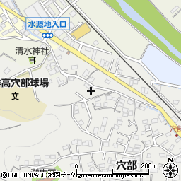 神奈川県小田原市穴部446周辺の地図