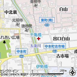 愛知県岩倉市中本町川添5周辺の地図