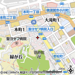 いきなり！ステーキ 横須賀中央店周辺の地図