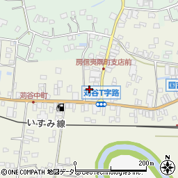 千葉県いすみ市苅谷170周辺の地図