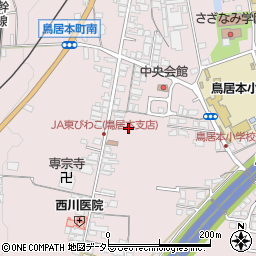 滋賀県彦根市鳥居本町1657周辺の地図