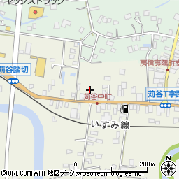 千葉県いすみ市苅谷119周辺の地図