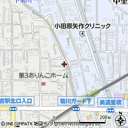 神奈川県小田原市鴨宮292周辺の地図