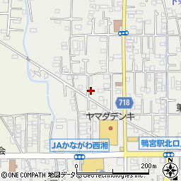 神奈川県小田原市鴨宮607-13周辺の地図