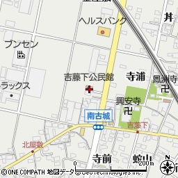 愛知県一宮市明地南古城65周辺の地図