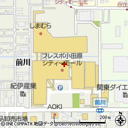 フレスポ小田原シティモール周辺の地図
