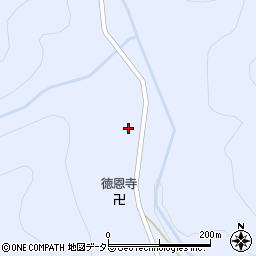 京都府京都市左京区久多上の町222周辺の地図