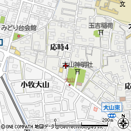 愛知県小牧市応時4丁目106周辺の地図