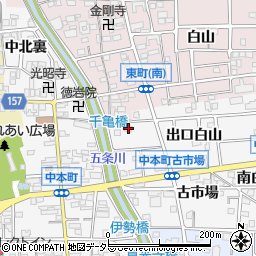 愛知県岩倉市中本町川添7周辺の地図