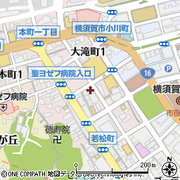 アリレイナ美容室　横須賀中央店周辺の地図