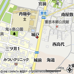 愛知県一宮市丹陽町重吉城戸148周辺の地図