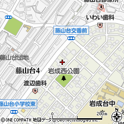 ローレルコート岩成台周辺の地図