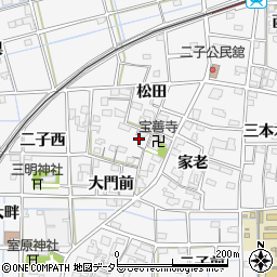 愛知県一宮市萩原町萩原松田2692周辺の地図