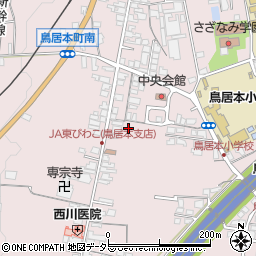 滋賀県彦根市鳥居本町1655周辺の地図