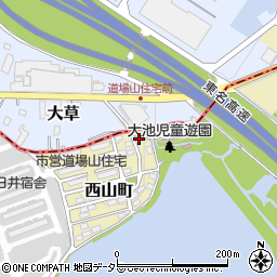 愛知県春日井市西山町1617-14周辺の地図