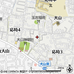 愛知県小牧市応時4丁目135周辺の地図