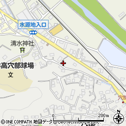 神奈川県小田原市穴部448周辺の地図