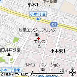古河ロックドリル株式会社名古屋支店　営業課周辺の地図