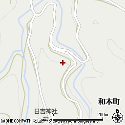 京都府綾部市和木町周辺の地図