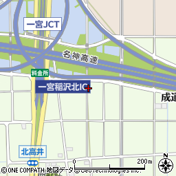 愛知県一宮市大和町北高井円小坊周辺の地図
