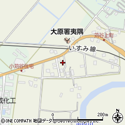 千葉県いすみ市苅谷15-16周辺の地図